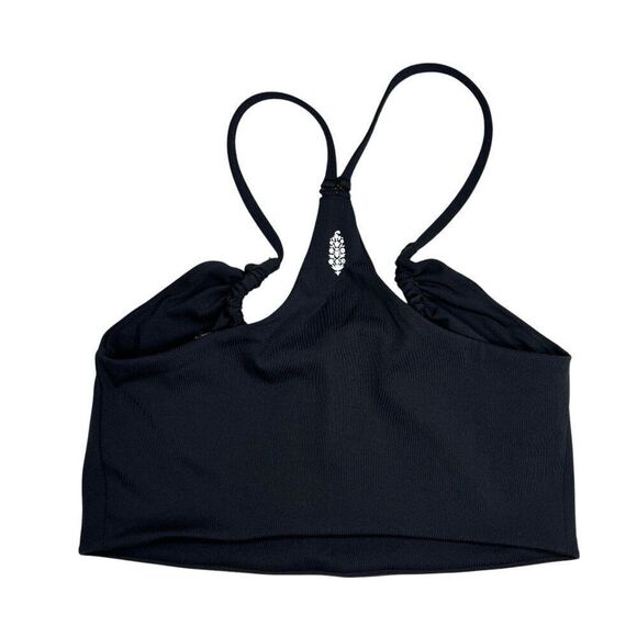 Free People Movement Women's Size Medium Black Athletic Sports Bra - Picture 2 of 6
